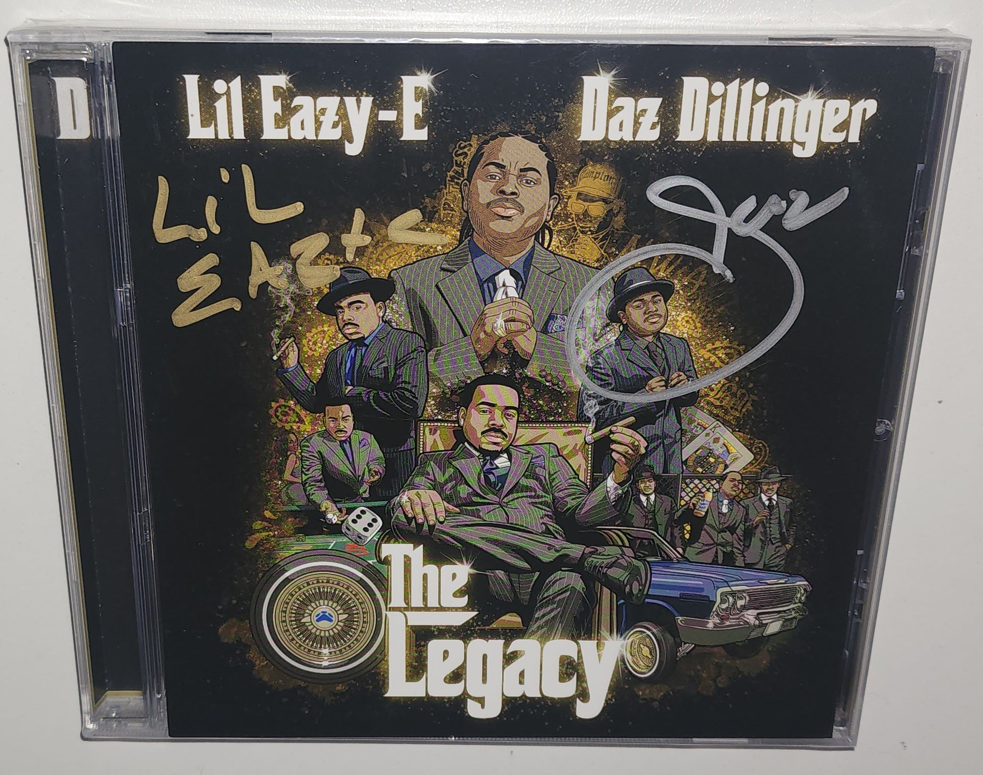 Daz Dillinger And Lil Eazy E The Legacy Autographed Cd Urban World Australia 8041