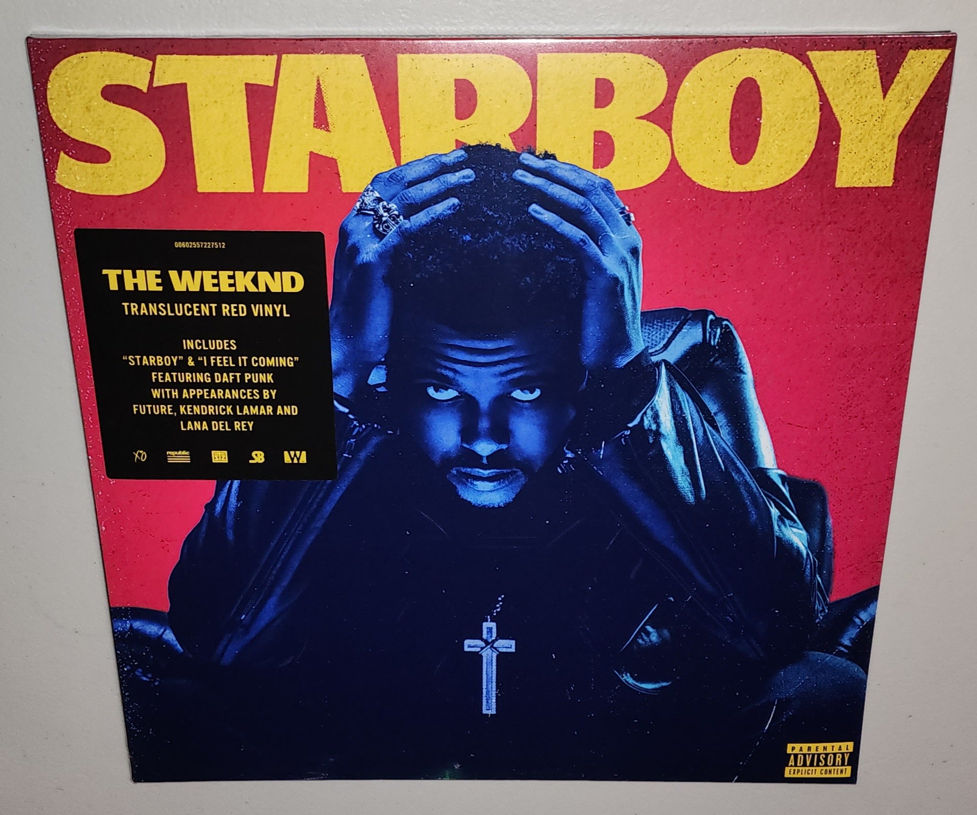 The Weeknd Starboy 2xLp Exclusive Blue Vinyl outlets Record