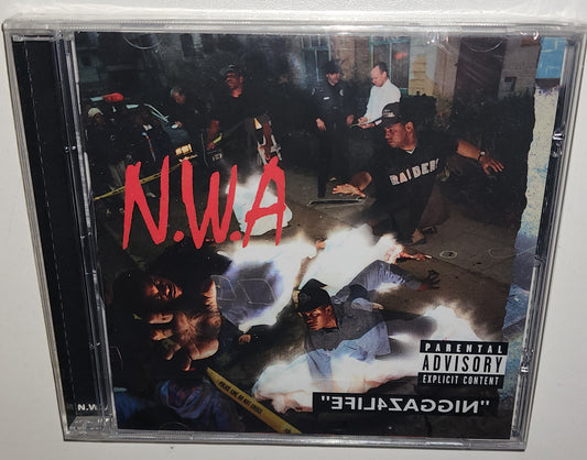 N.W.A. – Efil4zaggin (with bonus 100 Miles & Runnin' EP) (Repress) (CD)