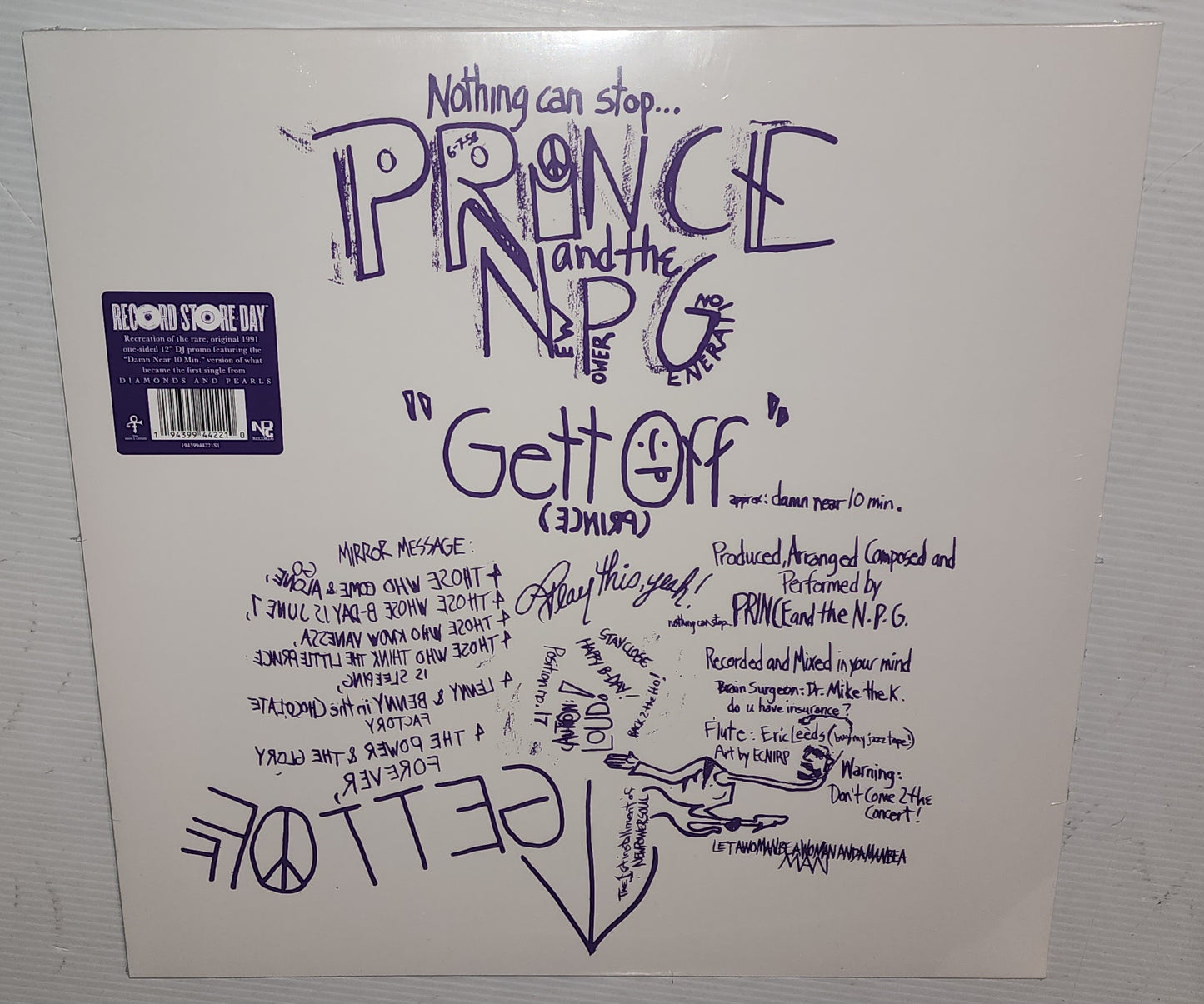 Prince & The New Power Generation – Gett Off (2023 BF RSD) (Limited Edition 12" Single)