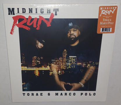 Torae & Marco Polo – Midnight Run (2023) (Limited Edition Orange Colour Vinyl LP)