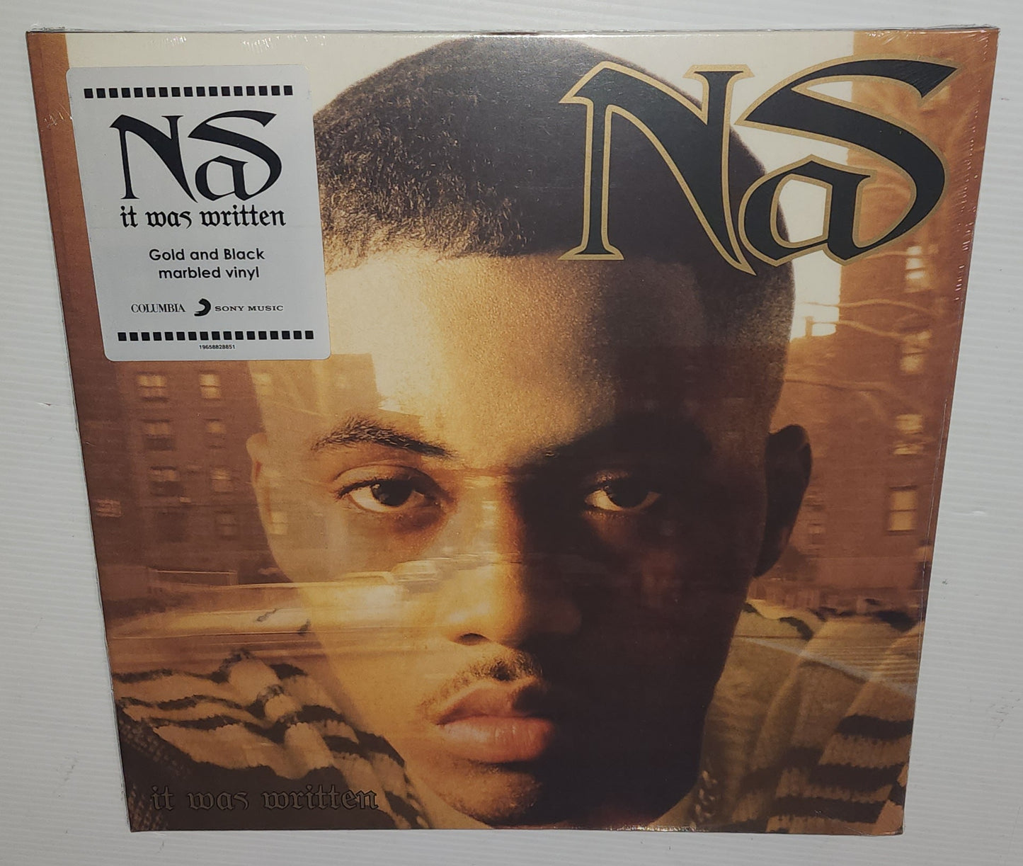 Nas – It Was Written (2023 Reissue) (Limited Edition Black & Gold Marble Colour Vinyl LP)