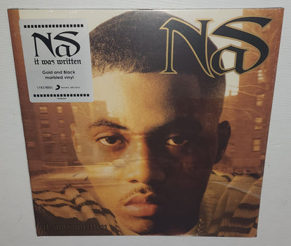 Nas – It Was Written (2023 Reissue) (Limited Edition Black & Gold Marble Colour Vinyl LP)