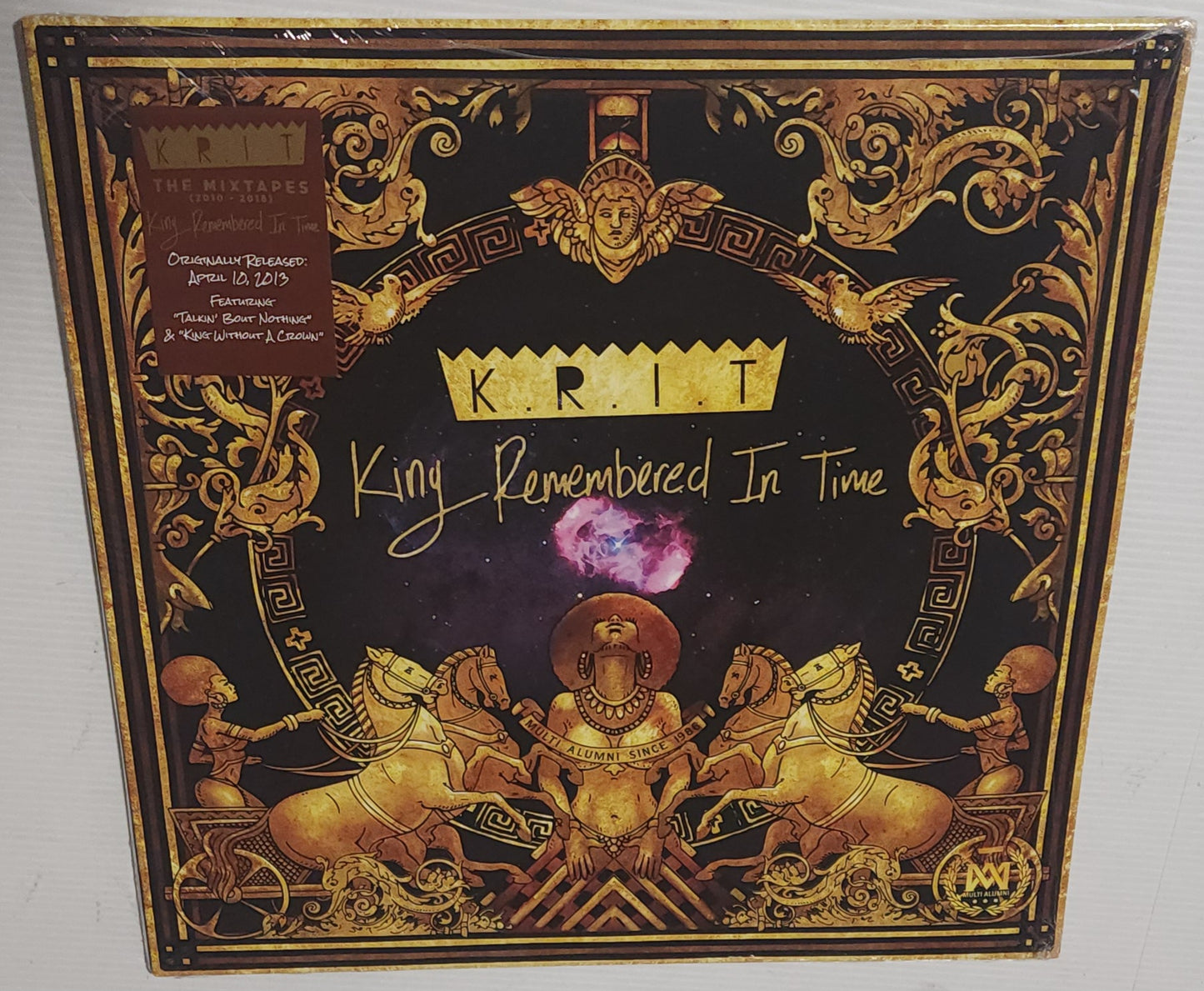 Big K.R.I.T. – King Remembered In Time (2022) (Limited Edition Yellow Colour Vinyl LP)