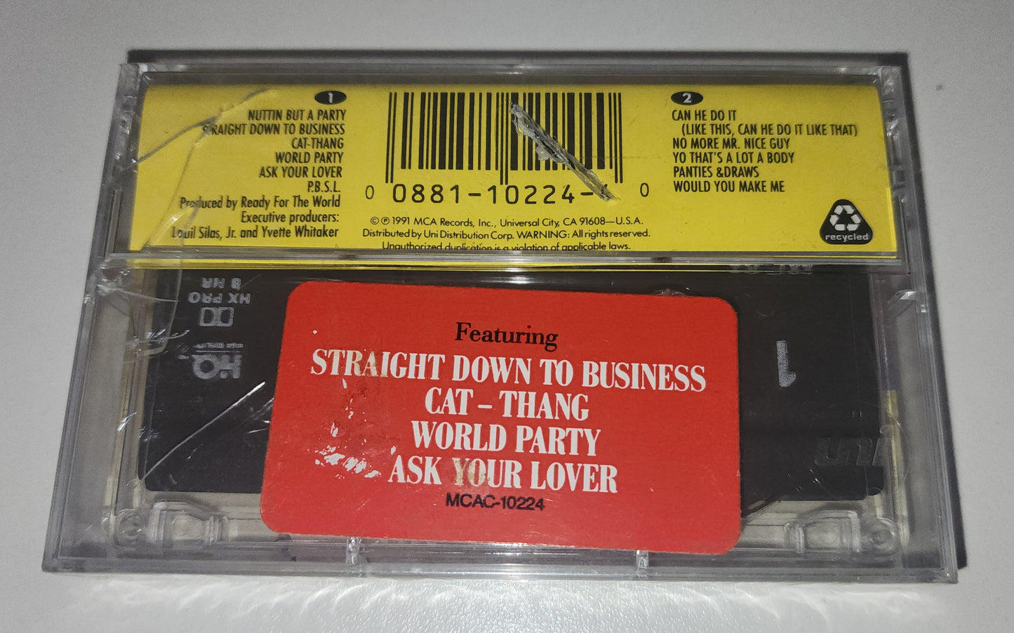 Ready For The World – Straight Down To Business (1991) (Cassette Tape)