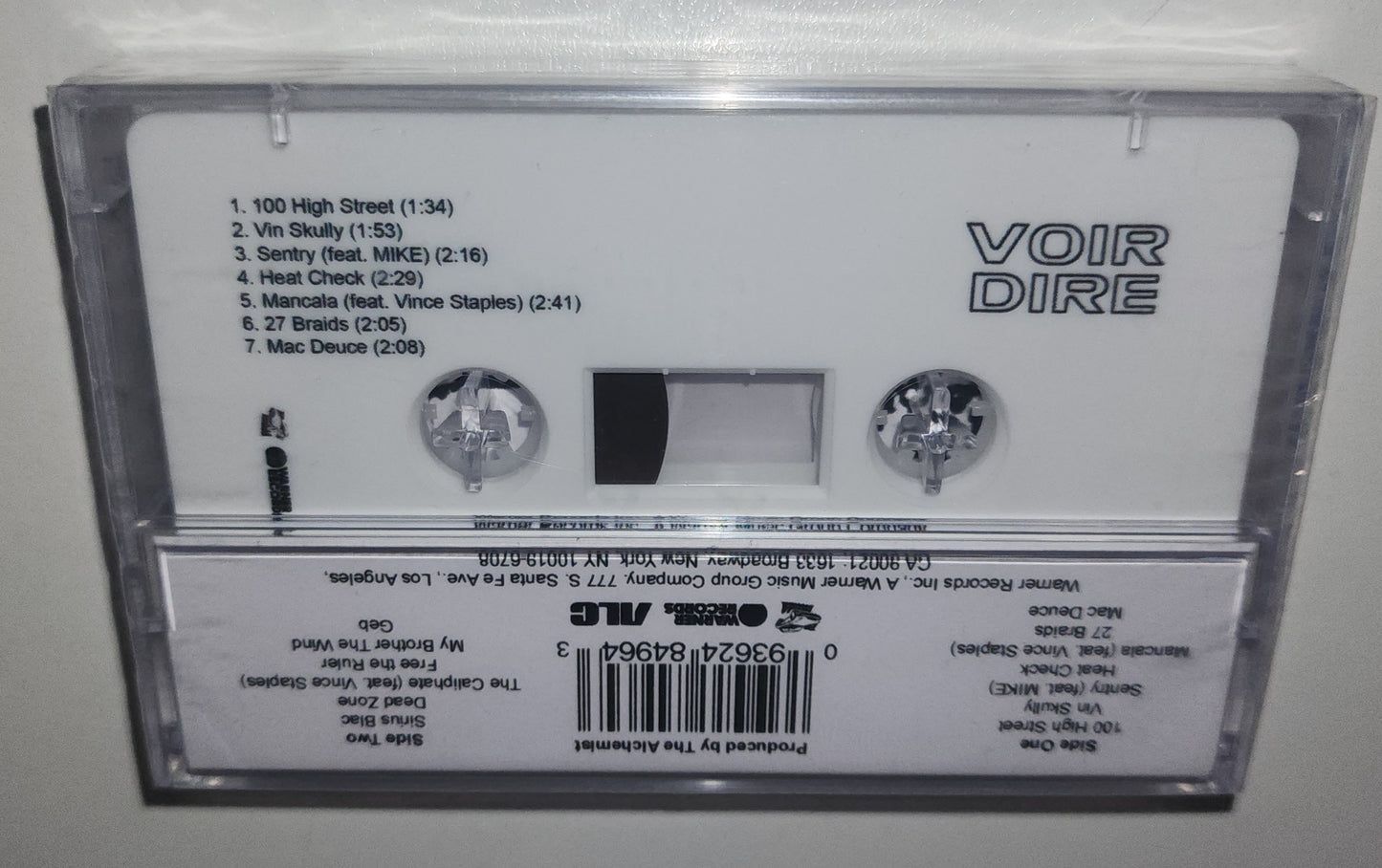 Earl Sweatshirt & The Alchemist – Voir Dire (2023) (Cassette Tape)