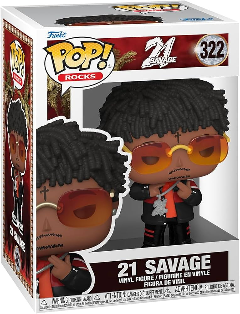 21 Savage Funko Pop! Rocks #322 Figurine