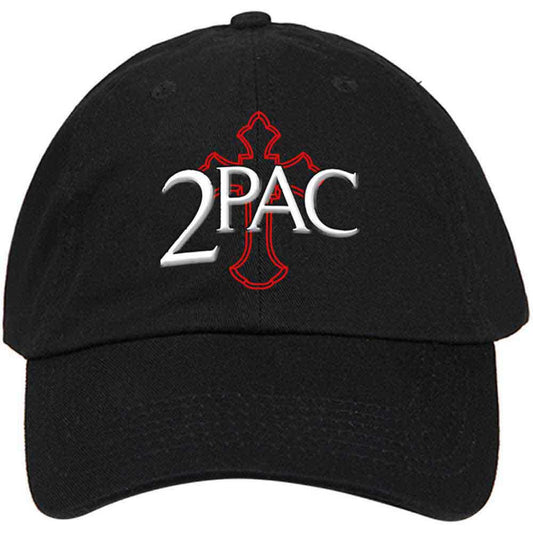 2Pac (Tupac Shakur) Cross Logo Officially Licensed Baseball Hat