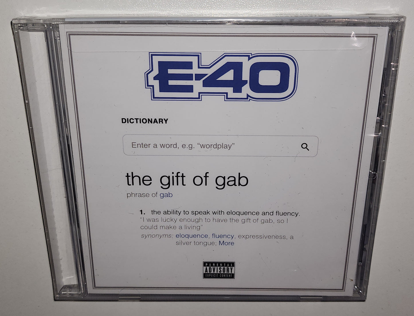 E-40 – The Gift Of Gab (2018) (CD)