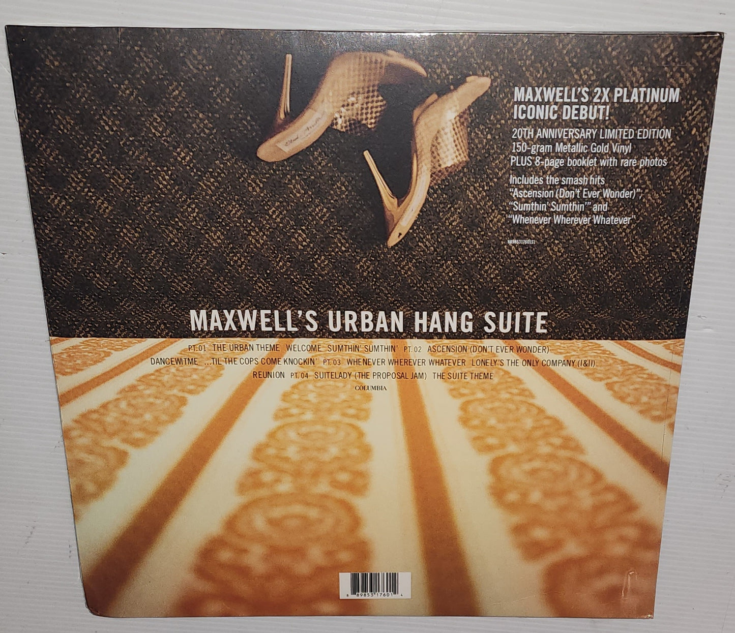 Maxwell - Maxwell's Urban Hang Suite (2016 Reissue) (Limited Edition Metallic Gold Colour Vinyl LP)