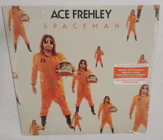 Ace Frehley – Spaceman (2018) (Limited Edition Orange Colour Vinyl LP with Alternate Artwork)