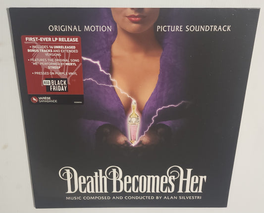 Alan Silvestri – Death Becomes Her (Original Motion Picture Soundtrack) (2023 BF RSD) (Limited Edition Purple Colour Vinyl LP)