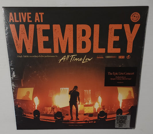 All Time Low – Alive At Wembley (2023 RSD) (Limited Edition  Tangerine and Lemon Opaque Galaxy Colour Vinyl LP)