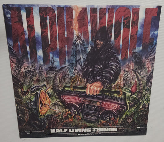 Alphawolf - Half Living Things (2024) (Transparent Green with Black Splatter Colour Vinyl LP)