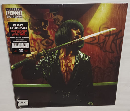 Bad Omens – Concrete Jungle (The OST) (2025) (Limited Edition Evergreen with Orange Marble Colour Vinyl LP)