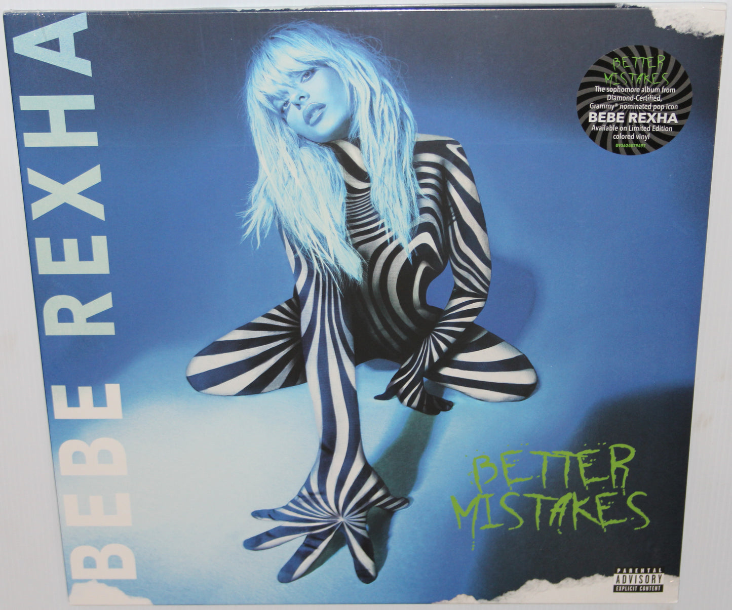 Bebe Rexha – Better Mistakes (2021) (Limited Edition Black, White & Silver Swirl Colour Vinyl LP)