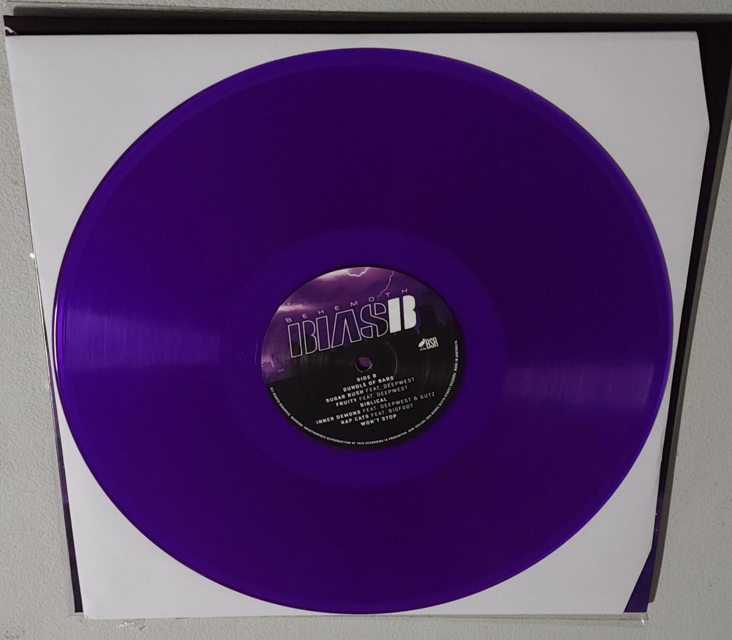 Bias B - Behemoth (2022) (Autographed Limited Edition Purple Colour Vinyl LP)