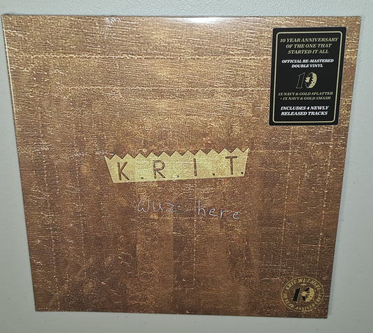 Big K.R.I.T. – K.R.I.T. Wuz Here (2021) (Limited Edition Navy & Gold Colour Vinyl LP)