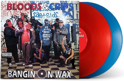 Bloods & Crips – Bangin On Wax (2024) (Limited Edition Red & Blue Colour Vinyl LP)