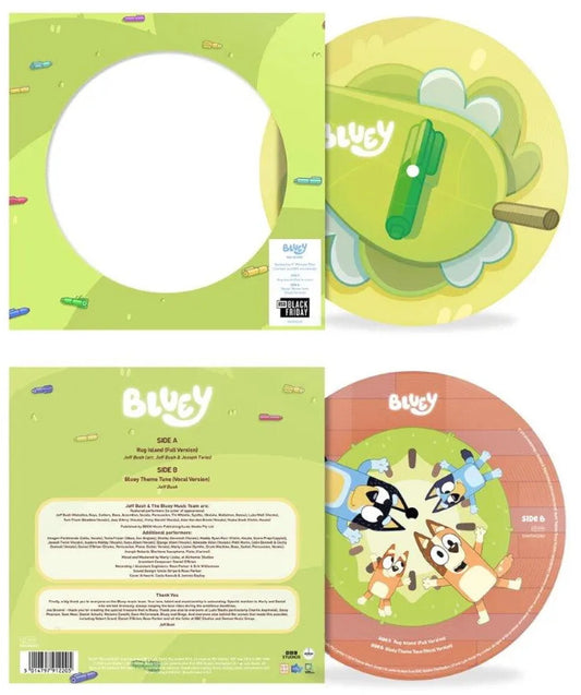 Bluey - Rug Island / Bluey Theme Tune (2024 BF RSD) (Limited Edition 7" Picture Disc Vinyl Single)