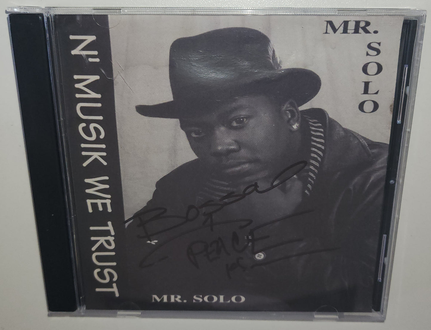 Mr. Solo (Bossolo) – N Muzik We Trust *Autographed* (2024 Reissue) (Limited Edition CD)