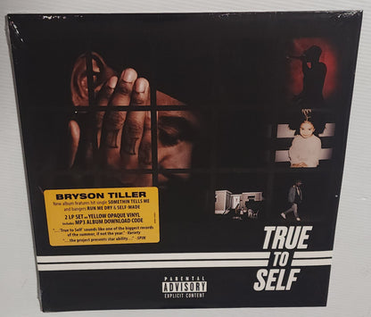 Bryson Tiller - True To Self (2017) (Limited Edition Opaque Yellow Colour Vinyl LP)