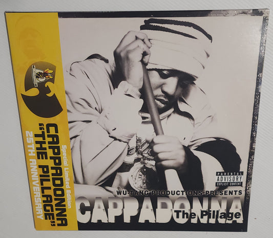 Cappadonna - The Pillage: 25th Anniversary (2024) (Limited Edition Clear With Black Swirl Coloured Vinyl LP)