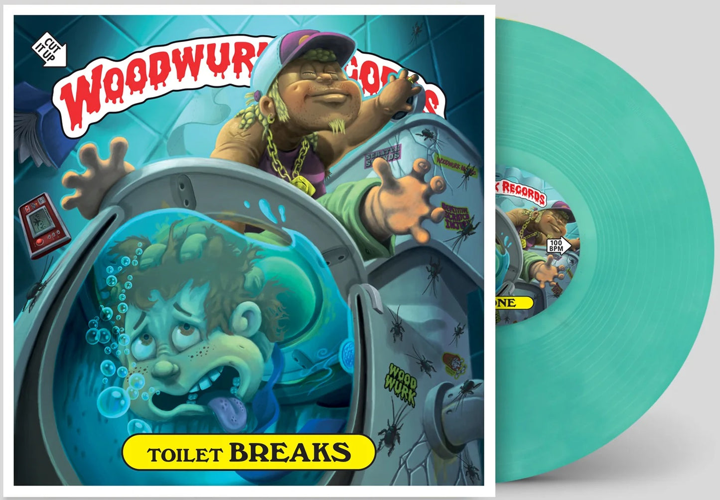 DJ Woody - Toilet Breaks (2024) (Light Blue Colour Vinyl LP)