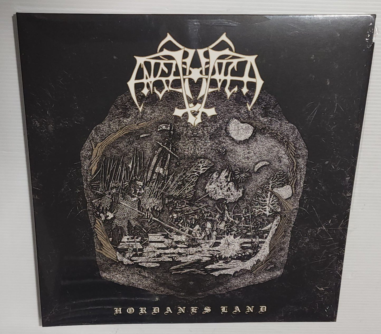 Enslaved – Hordanes Land (2023 RSD) (Limited Edition Bronze with Black Splatter Colour Vinyl LP)