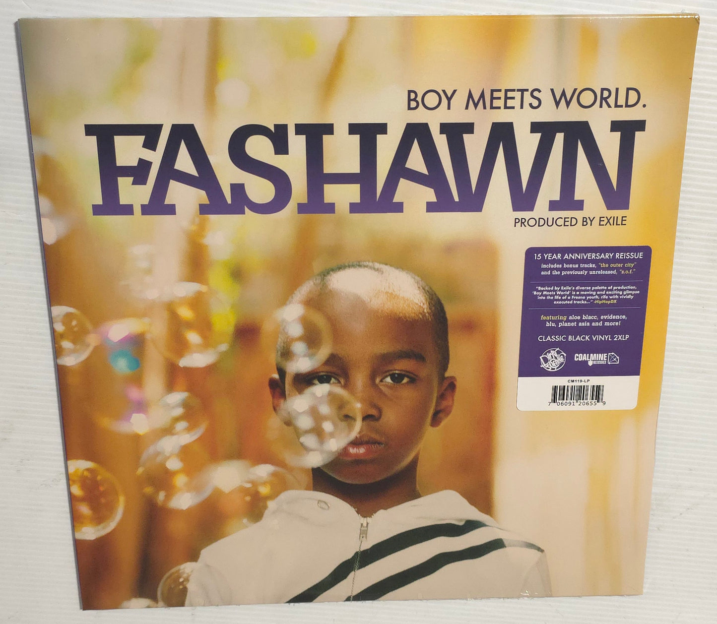 Fashawn - Boy Meets World (2025) (Black Colour Vinyl LP)