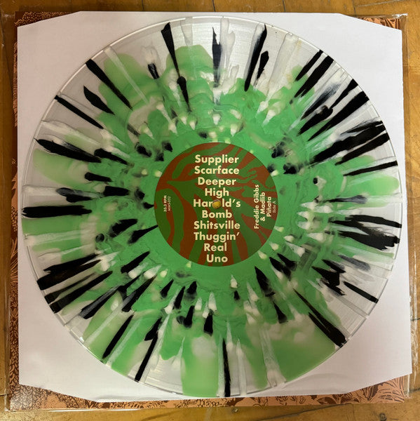 Freddie Gibbs & Madlib – Pinata: 10th Anniversary (2024 RSD) (Limited Edition Clear with Green Black & White Splatter Colour Vinyl LP)