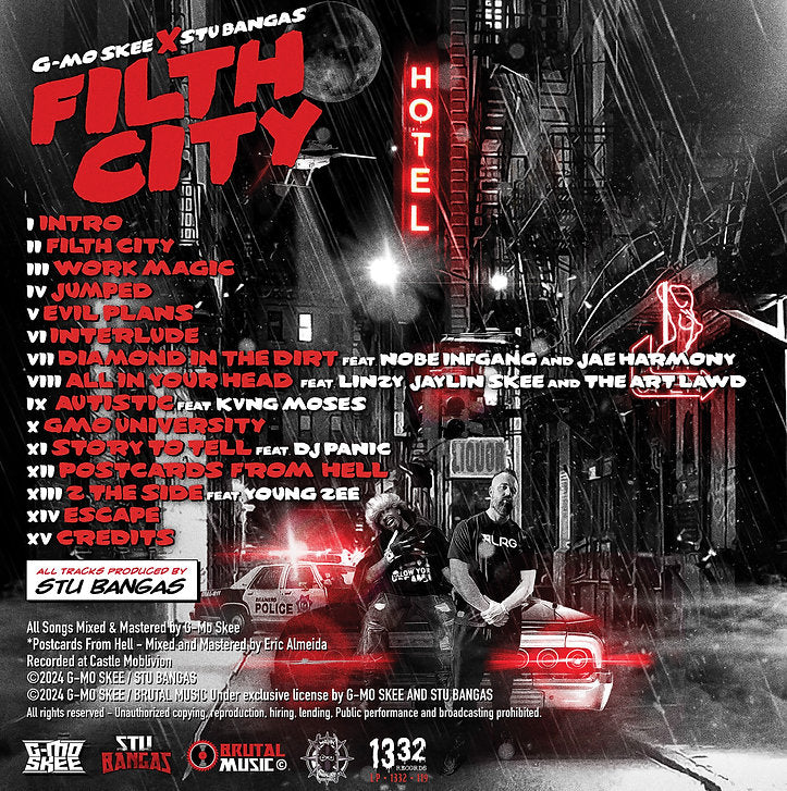 G-Mo Skee X Stu Bangas - Filth City (2024) (Vinyl LP)