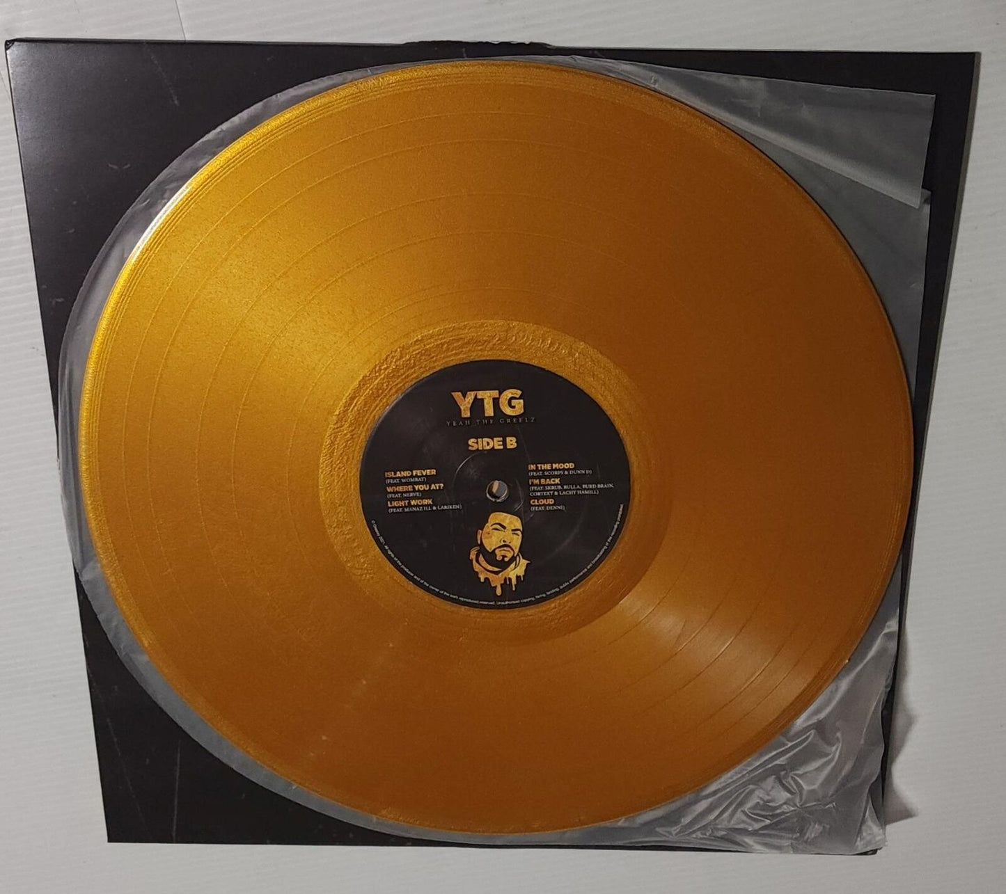 Greeley - Yeah The Greelz (2021) Limited Edition Gold Sparkle Colour Vinyl LP)