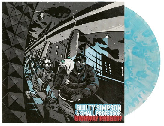 Guilty Simpson & Small Professor – Highway Robbery (2024) (Limited Edition Ghostly Teal Colour Vinyl LP)