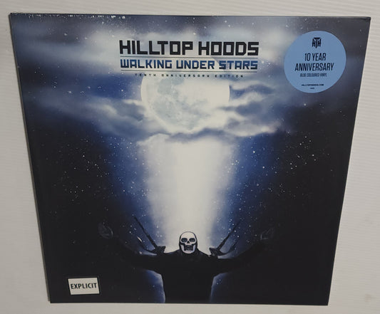 Hilltop Hoods - Walking Under Stars: 10th Anniversary (2024) (Limited Edition Blue Colour Vinyl LP)