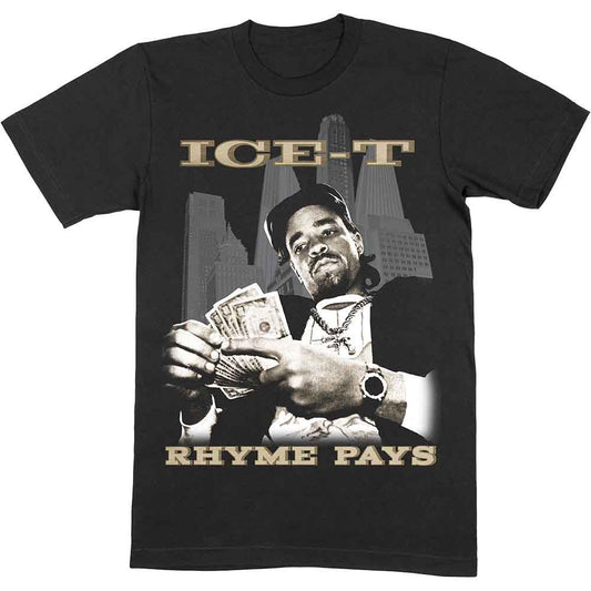 Ice-T Make It: Rhyme Pays Adult Officially Licensed Adult Unisex T-shirt