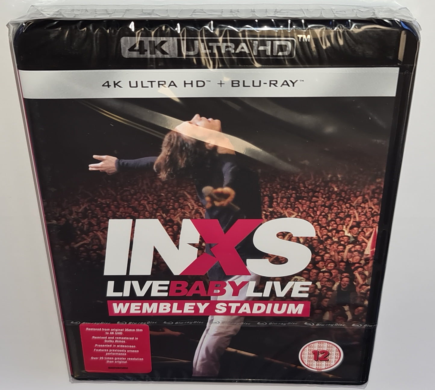 INXS – Live Baby Live At Wembley Stadium (2020) (4K Ultra HD Bluray + Standard Bluray)