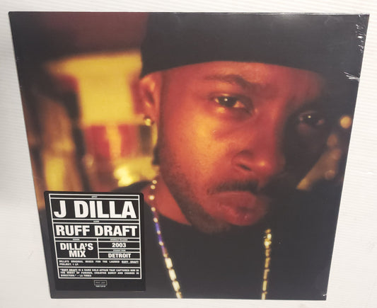 J. Dilla - Ruff Draft (Dilla's Mix) (2023) (Limited Edition Clear With Black Splatter Colour Vinyl LP)