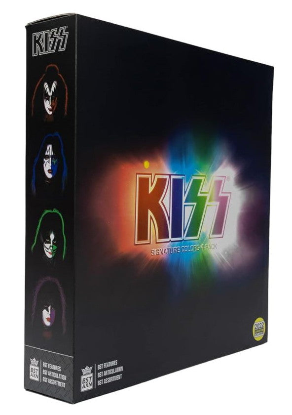 Kiss - The Band Vegas Outfits 4-Pack BST AXN 5" Action Figure Set [SDCC Exclusive]