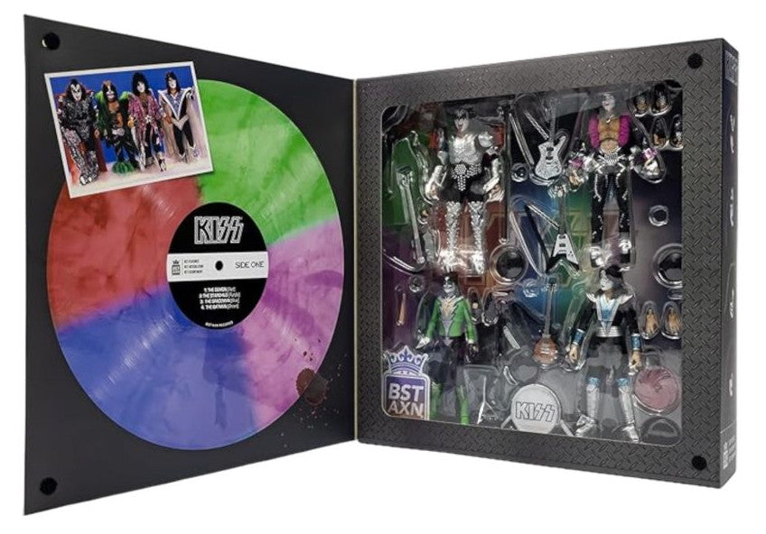 Kiss - The Band Vegas Outfits 4-Pack BST AXN 5" Action Figure Set [SDCC Exclusive]