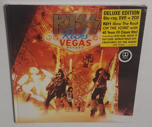 Kiss - Kiss Rocks Vegas (Deluxe Edition) (Bluray + DVD + 2CD Set)