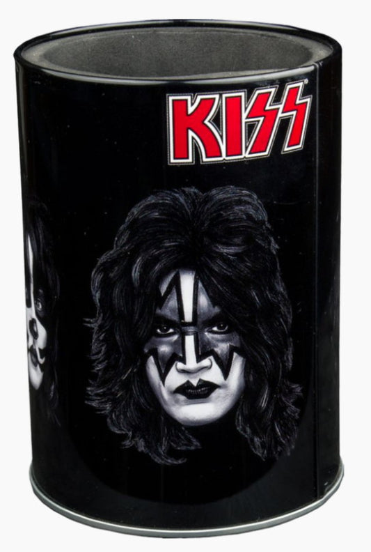 Kiss Band Faces Metal Can Cooler