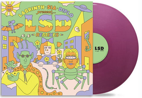 Labrinth, Sia & Diplo presents... LSD (The Remixes) (2024 BF RSD) (Limited Edition Purple Colour Vinyl LP)