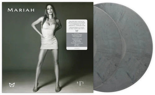 Mariah Carey - #1's (2024 Reissue) (Limited Edition Metallic Silver & Black Swirl Colour Vinyl LP) *PRE-ORDER*