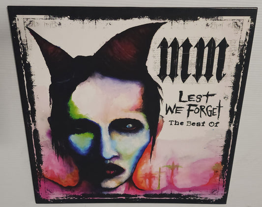 Marilyn Manson – Lest We Forget: The Best Of (2020) (Grey Marble Colour Vinyl LP)