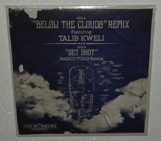 Masta Ace & Marco Polo - Below The Clouds (Remix) b/w Get Shot (Remix) (Limited Edition 7" Vinyl Single)