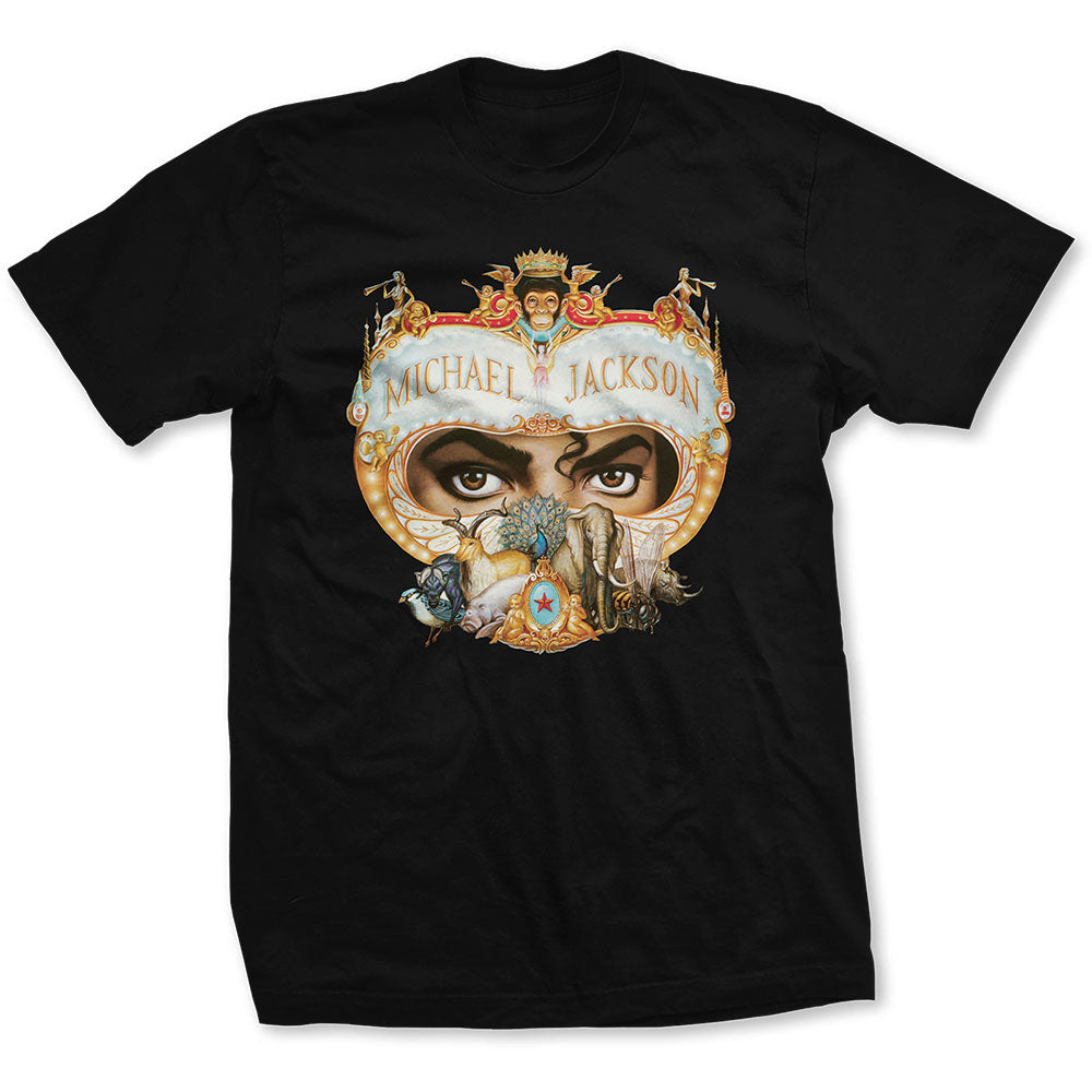 Michael Jackson Dangerous Officially Licensed Black Adult Unisex T-Shirt