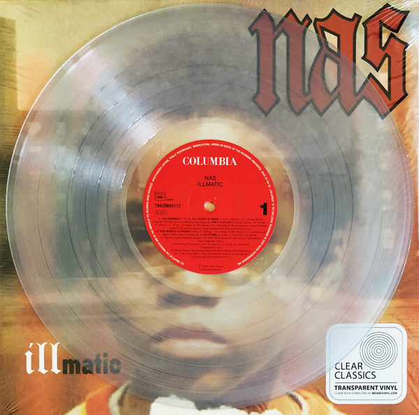 NAS - Illmatic (2021 Reissue) (Limited Edition Clear Coloured Vinyl LP)