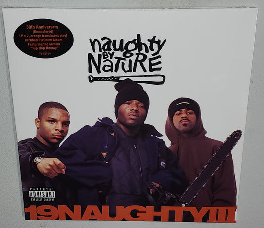 Naughty By Nature - 19 Naughty III: 30th Anniversary (Limited Edition Orange Coloured Vinyl LP)