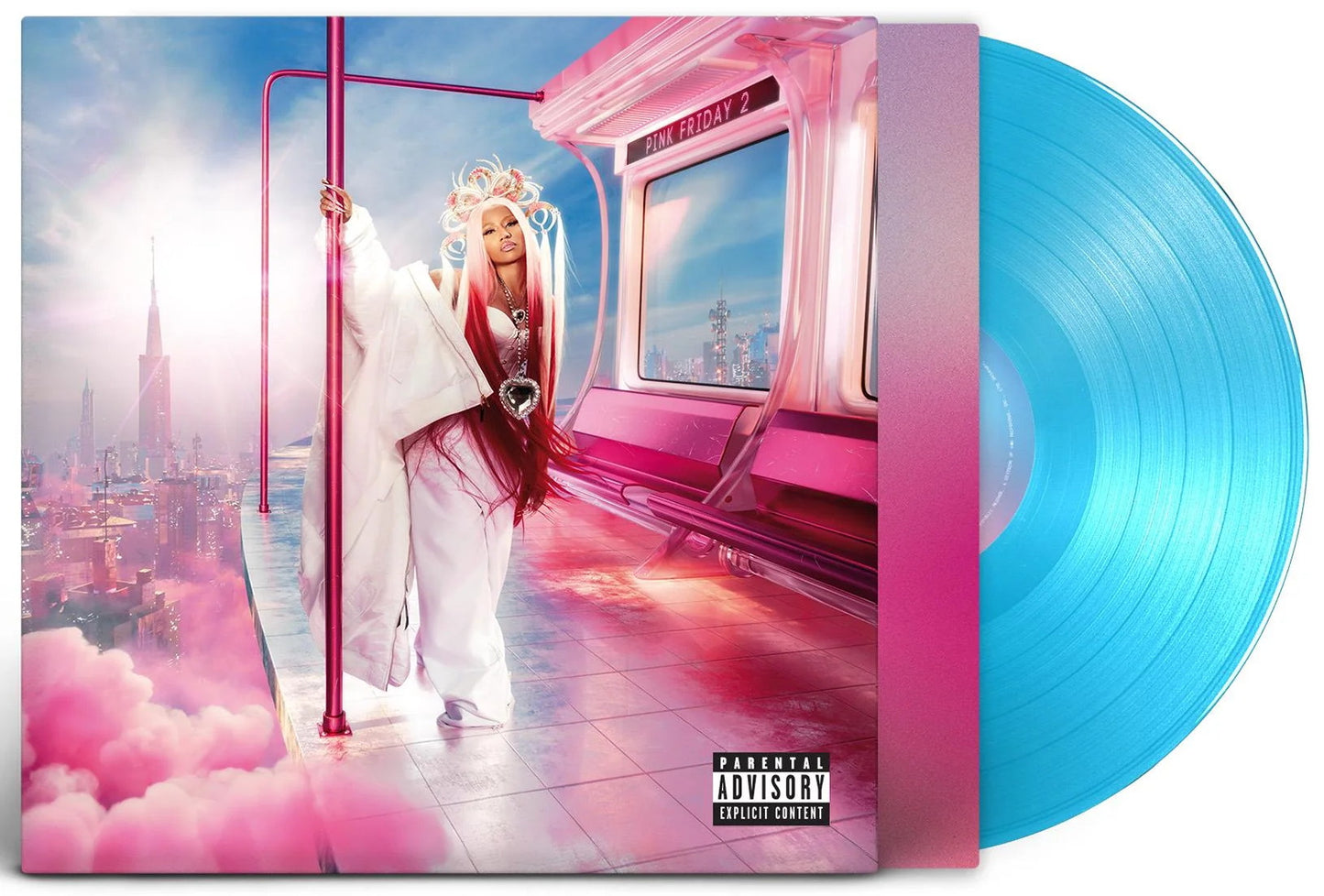 Nicki Minaj - Pink Friday 2 (2023) (Limited Edition Blue Colour Vinyl LP)